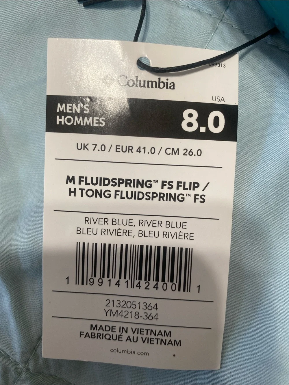 Columbia Men’s size 8 Fluidspring Flipflops